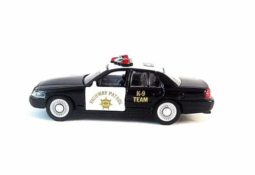 Ford Crown Victoria Police Car 1999 Black/White,Maisto Scale 1:44