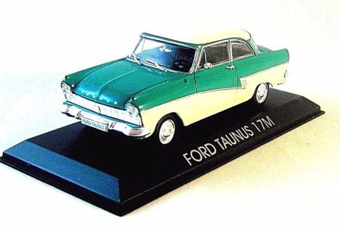 1:43 Vintage Ford Taunus 17M Metall Die Cast Modellauto Spielzeugauto Sammler 