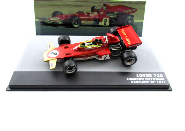 Lotus 72D #6 F1 1972 Emerson Fittipaldi - 1:24 Model Car