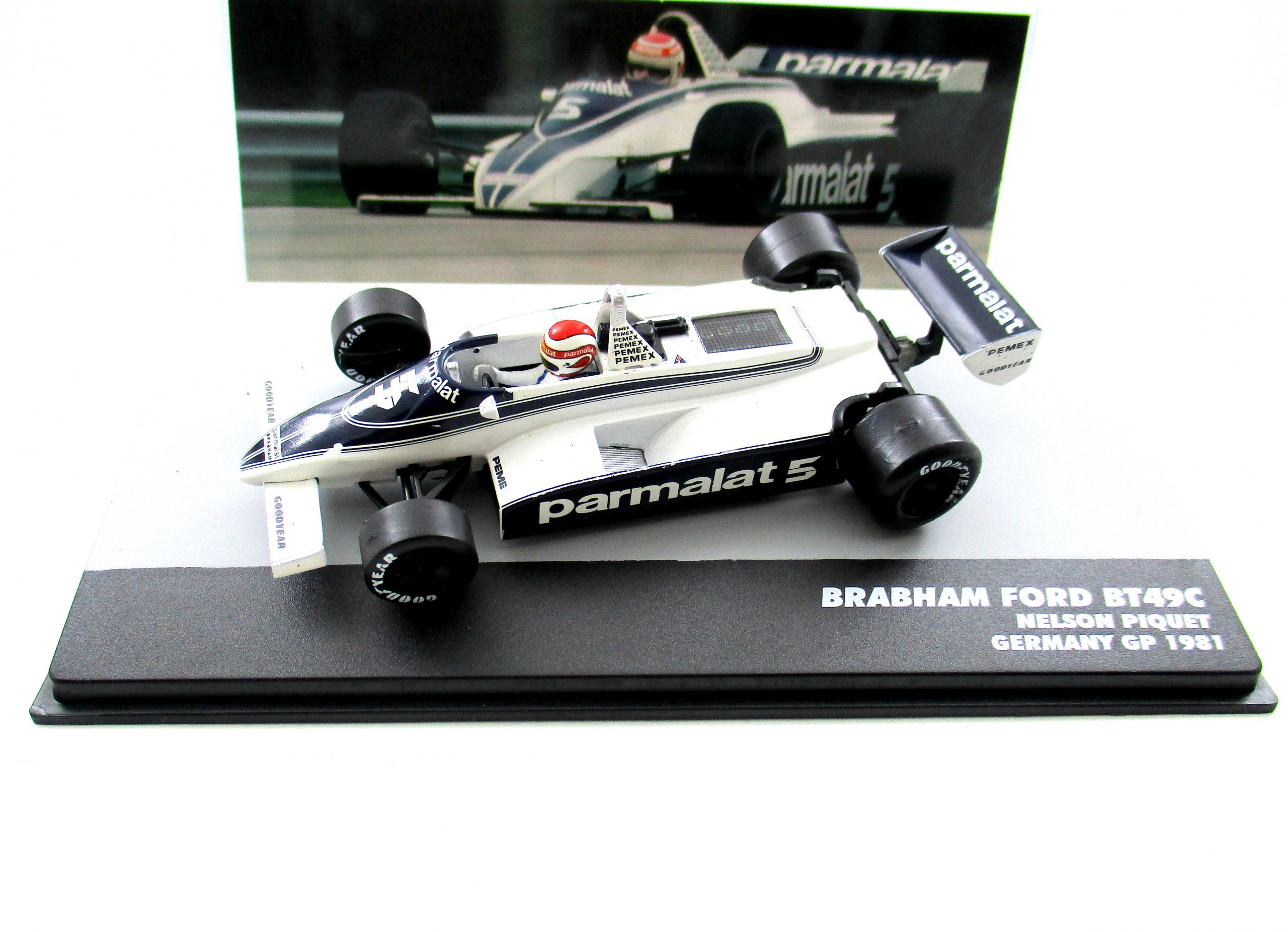 Ixo 1:43 Racing Nelson Piquet 1981 Brabham BT49 Diecast Car Model Metal Toy  Vehicle