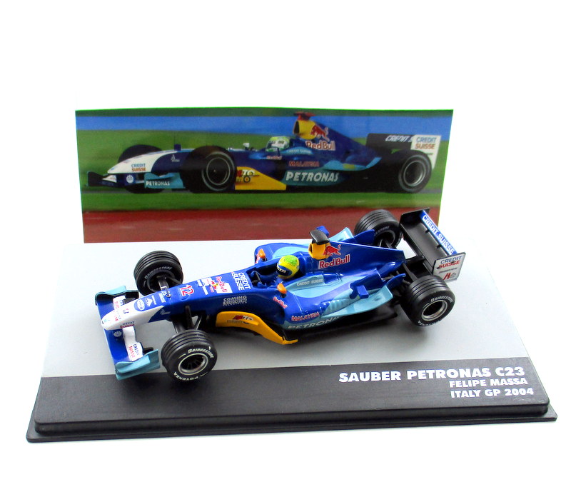 Formula-1 Felipe Massa Sauber Petronas C23 #12 GP Italy 2004 Blue Altaya  Scale 1:43