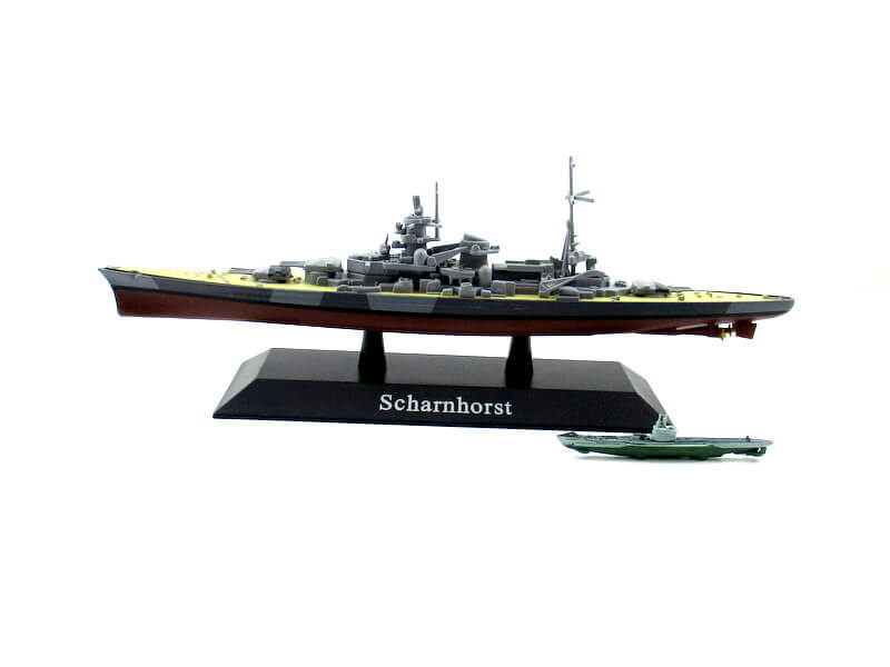 1:1250 Navire de guerre Atlas DeAgostini-bateau militaire 04 SCHARNHORST 
