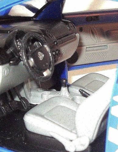 Voiture Miniature Solido 1/18 - Volkswagen New Beetle WRC 1999 - Bleu - Réf. 9033